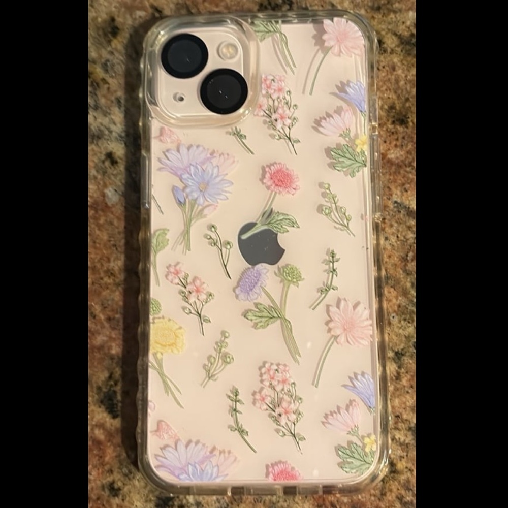 iPhone 13 floral phone case